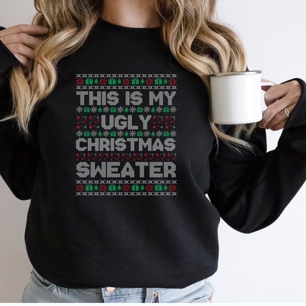 Weihnachtspullover - ugly Christmas Sweater - Christmas Clothing - Weinachts Sweatshirt - lustiger Weihnachtspulli - Winter Sweater