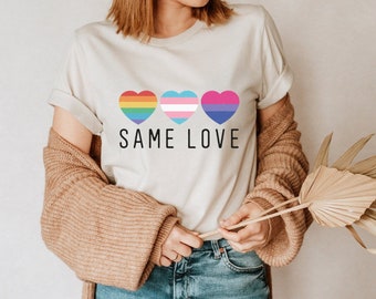 love Rights LGBTQ - Pride Shirt - Human rights shirt - empowered woman - pride love shirt - rainbow love shirt woman - gift girlfriend