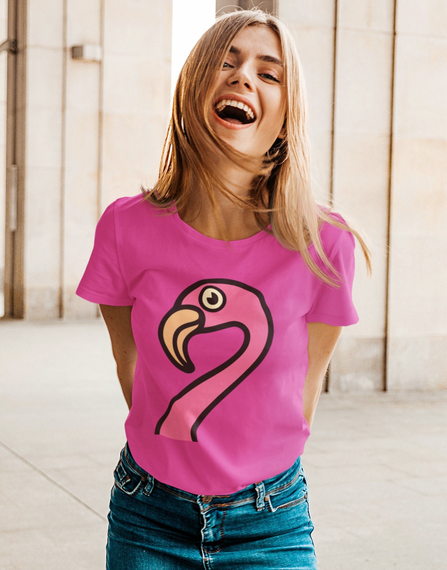 Womens flamingo top España