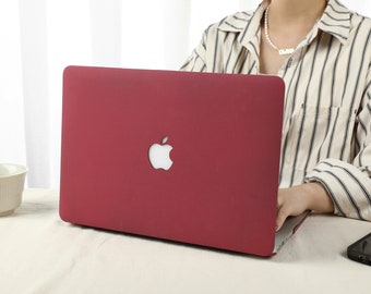 Matte Rose MacBook Case for New MacBook M2 Air 13 A2681 M2 Pro 13 A2338 Pro 14 Pro A2442 Pro 16 inch 2022 Unique Laptop Case