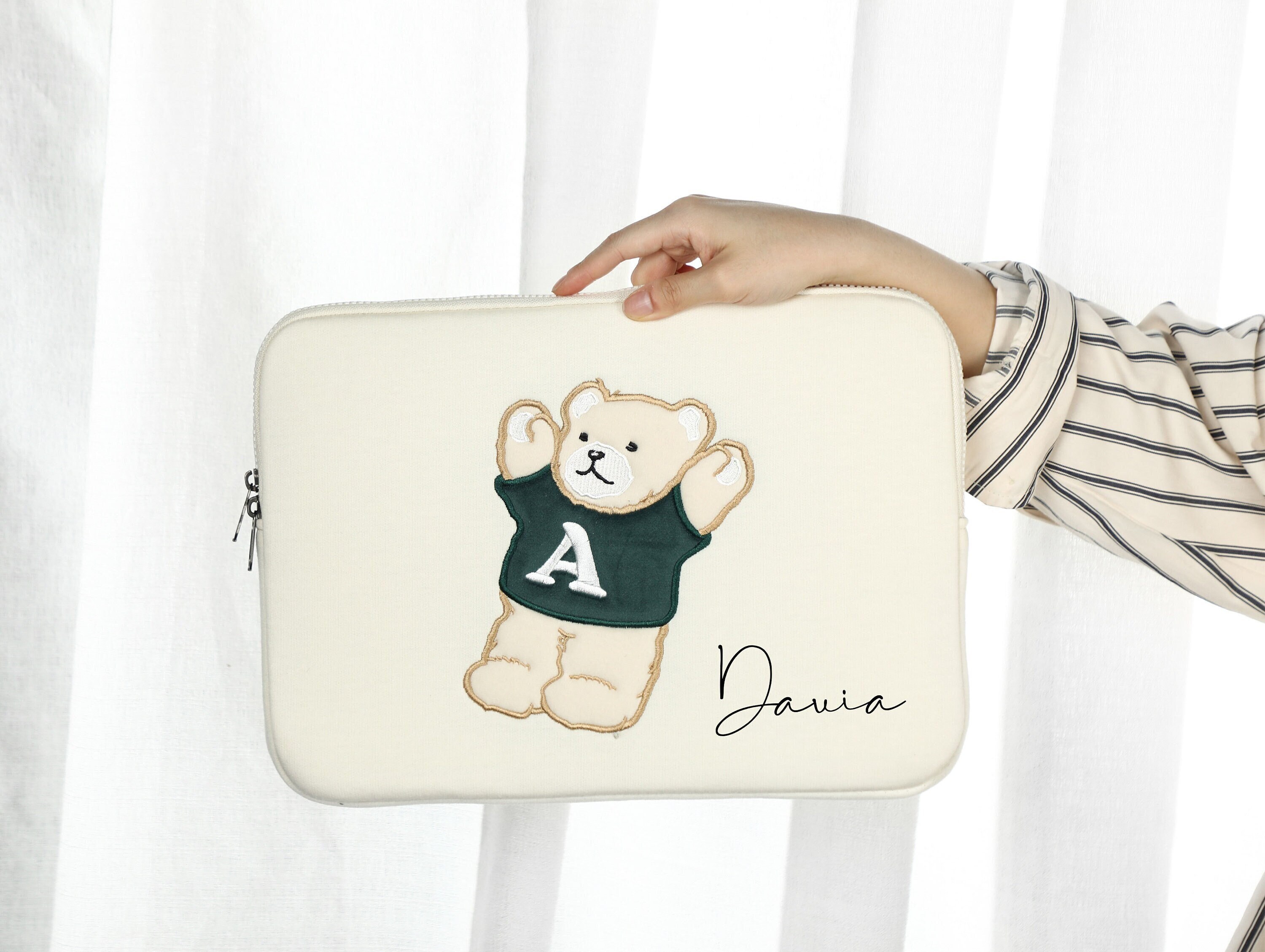 Cute Bear Laptop Bag 11-15.6 Inch Women Handbag PC Tablet Notebook Sleeve  Case 