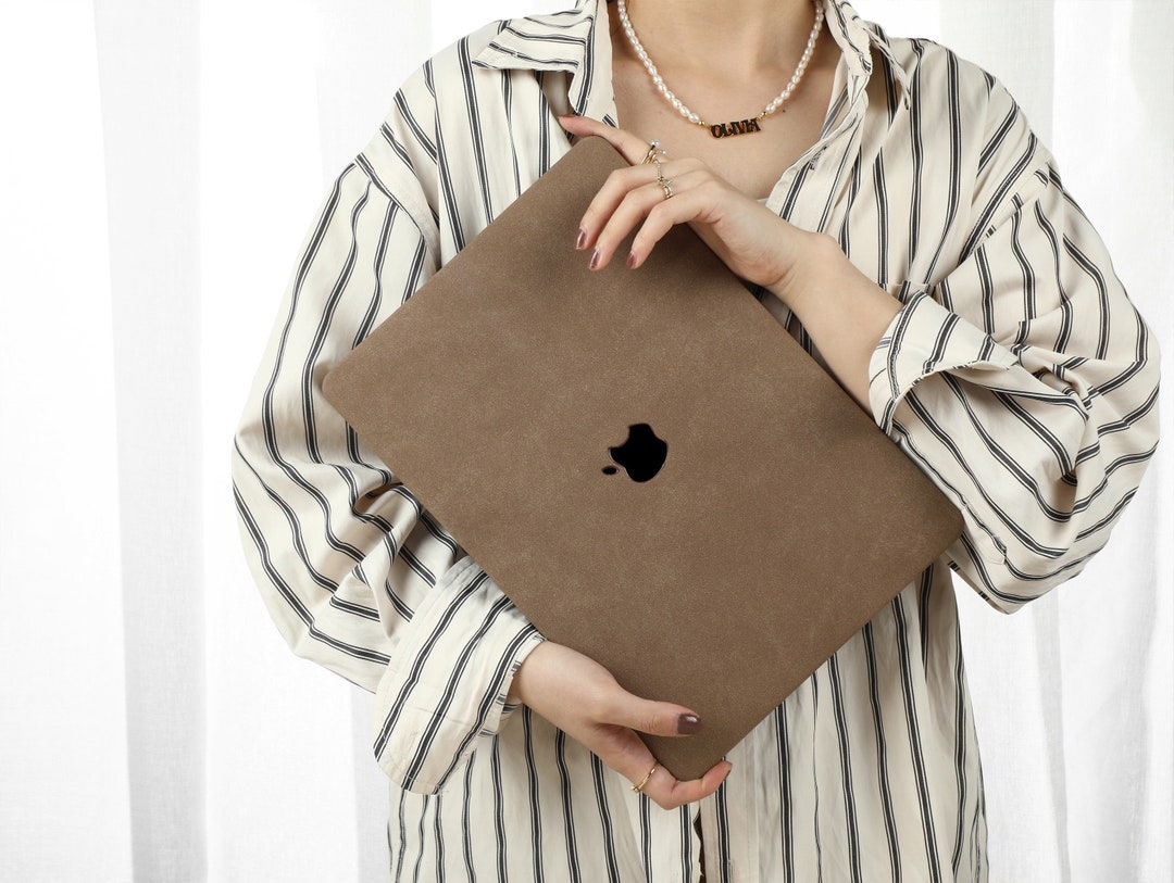 Retro Brown MacBook Case for New MacBook M2 Air 13 A2681 M2 Pro 13