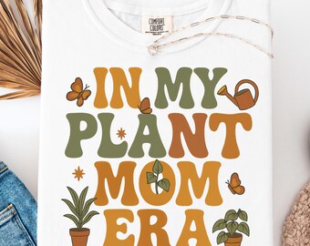 Plant Mom Era PNG: Retro Groovy Plant Lover Digital Download