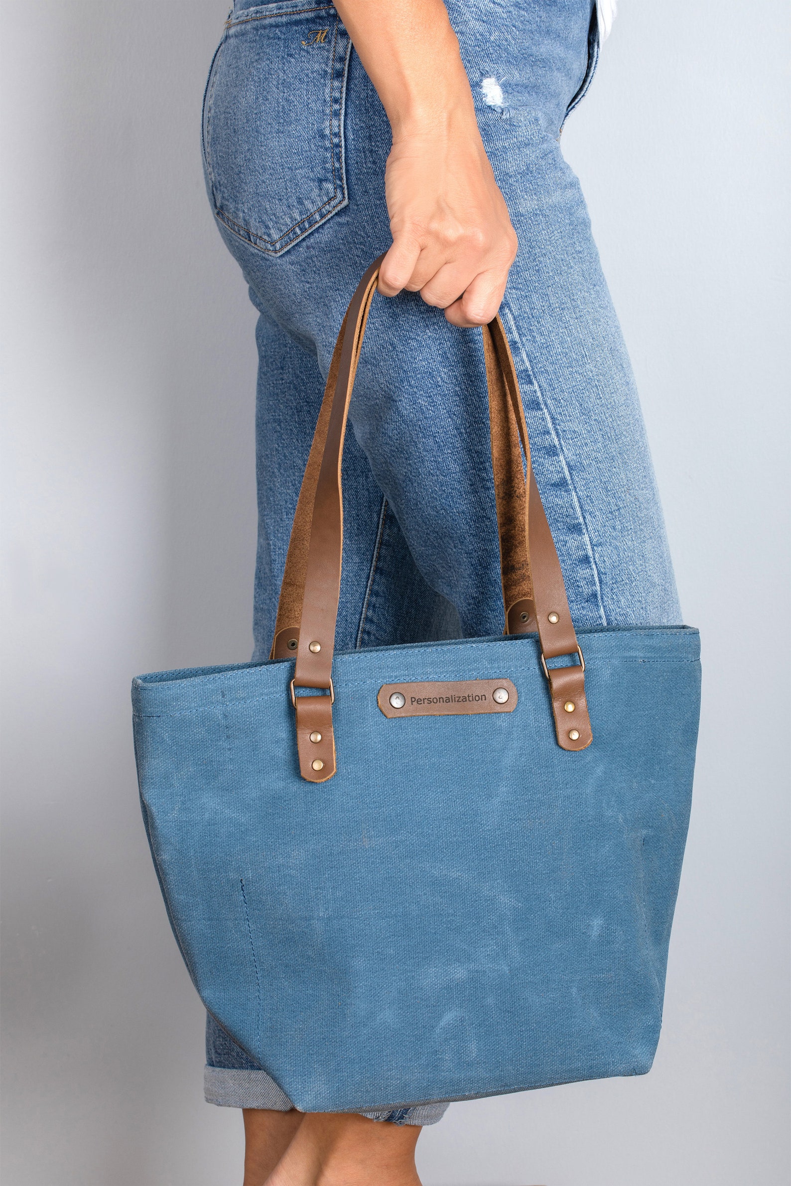 Knitting Project Tote Bag, Large Project Bag, Crochet Project Bag, Yarn