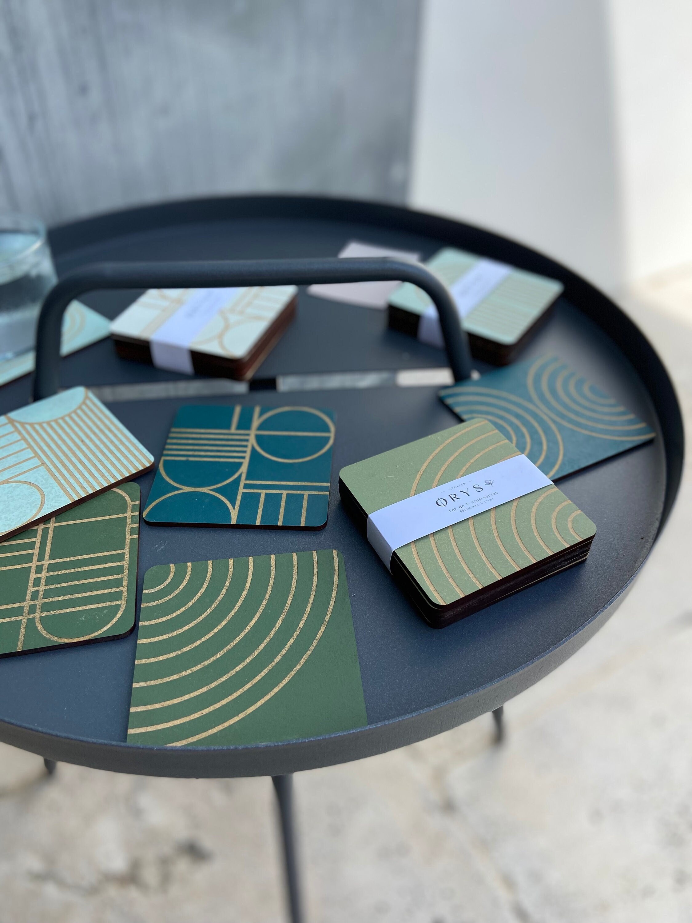 6 Sous-Verres Morris & Co - Motifs Vintage - Résistants à La Chaleur (100°C) - Coffret Cadeau