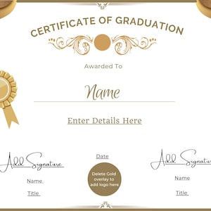 Editable Graduation Certificate, Diploma Certificate, Awards Certificate, Graduation Certificate. Gift Certificate , Recognition Certificate