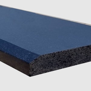 Custom Cut Absolute Black Granite Threshold | Marble Saddle | Beveled Edges