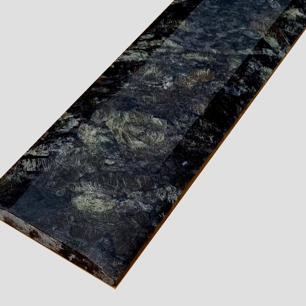 Custom Cut Olive Green Granite Threshold | Marble Saddle | Double Hollywood Edges