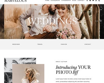 Marvellous • Responsives Blogger Template, Blogger Template Blogspot, Fashion Premium Blogger Theme, Premade Blog Design, Feminines Blog Theme