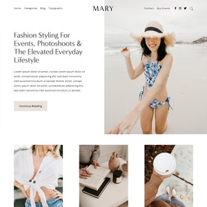 Plantilla de Blogger - Plantilla de Blogger Responsivo - Plantilla de Blogger Blogspot - Tema de Blogspot - Diseño de blog - Tema de blog limpio - MARY