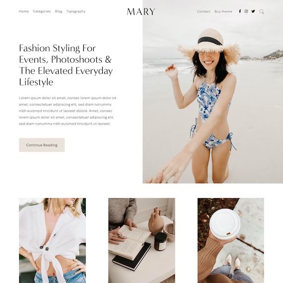 Blogger Template - Responsive Blogger Template - Blogger Template Blogspot - Blogspot Theme - Blog design - Clean Blog theme - MARY