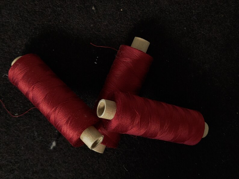Embroidery Thread, 046 Deep Ruby Red, Bleach-proof - Etsy