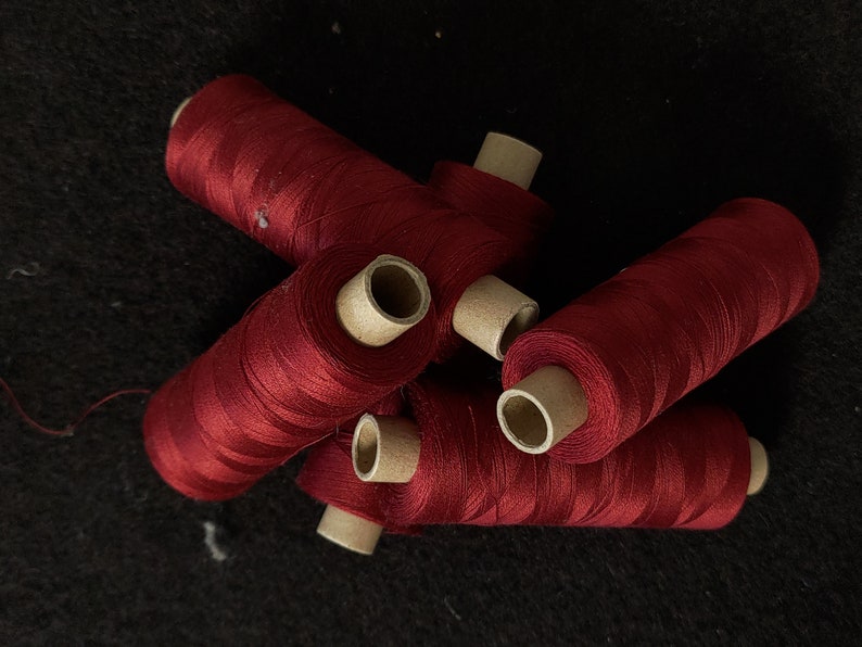 Embroidery Thread, 046 Deep Ruby Red, Bleach-proof - Etsy