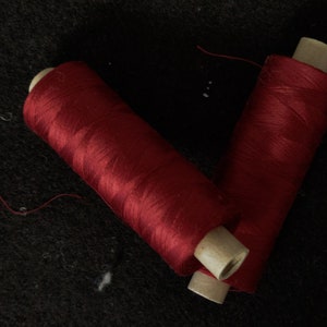 Embroidery Thread, 046 Deep Ruby Red, Bleach-proof - Etsy