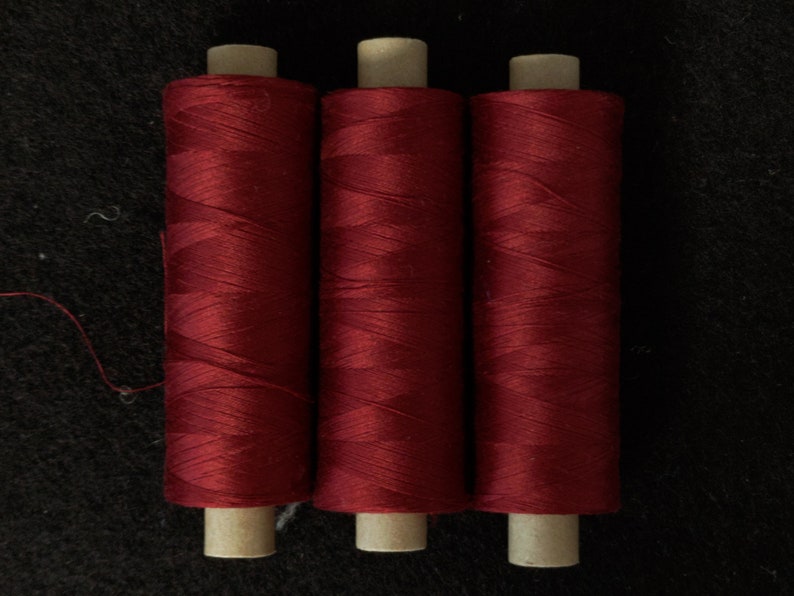 Embroidery Thread, 046 Deep Ruby Red, Bleach-proof - Etsy