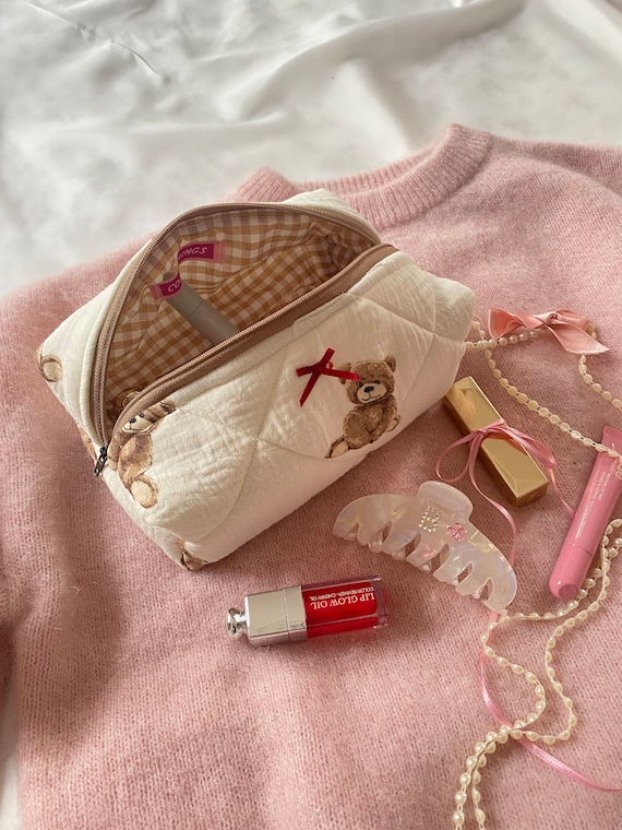 Zipper makeup bag sale
