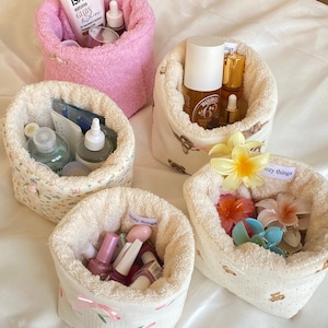Makeup Organizers, Cute Organizer, Teddy Organizer, Floral Organizer, Pink Organizer