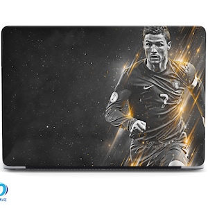 Capa para MacBook Pro 13 14 15 16 Air com estampa de Cristiano Ronaldo (em plástico)