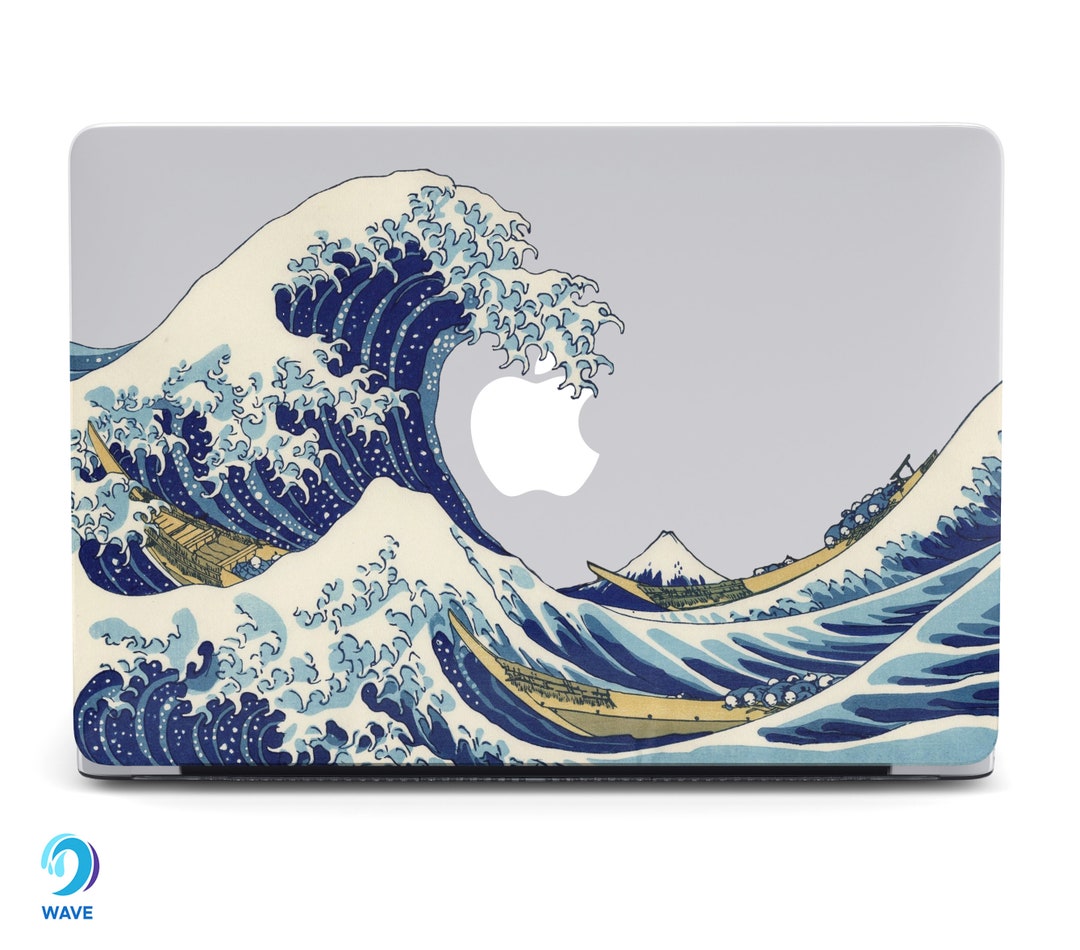 Kanagawa Wave MacBook Case, Aesthetic Laptop Cover Art - Etsy