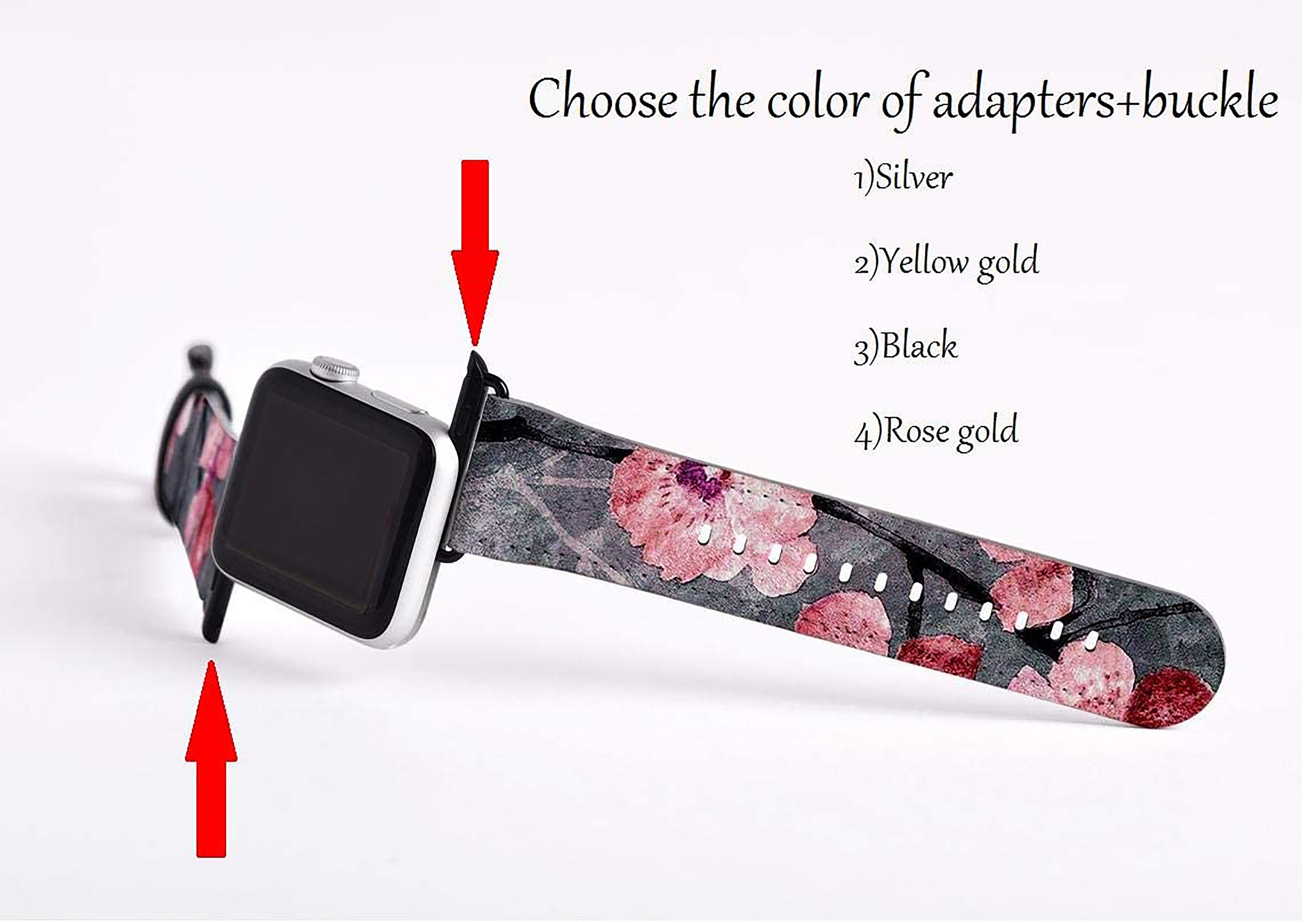 Disney Minnie Mouse Apple Watch Band & Bumper combo- Black, White, Red 38/40mm Disney Band Fits Apple Watch Band 38/40/41 mm | Mercari main image 4