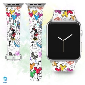 Watch Me Creations Disney Mickey & Minnie Lilac Apple Watch Band Mickey & Minnie Apple Watch Band – Lilac Case main image 3