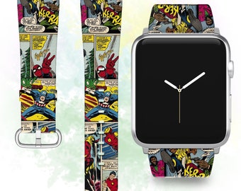 Apple Watch - スパイダーマン Spiderman Apple Watch Series 11 Band 40 41 42 Mm, Spider Man Vegan