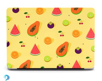 Fruits Pattern MacBook Case, Slim Protective Laptop Cover