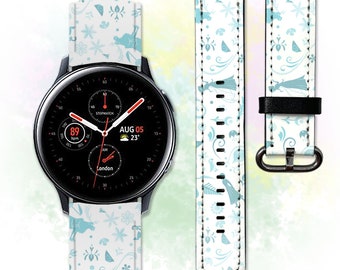 Frozen Elsa Vegan Leather Galaxy Watch Band