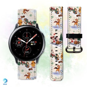 Christmas Galaxy Watch 3 4 5 6 Pro Band Mickey Mouse Active 2 40