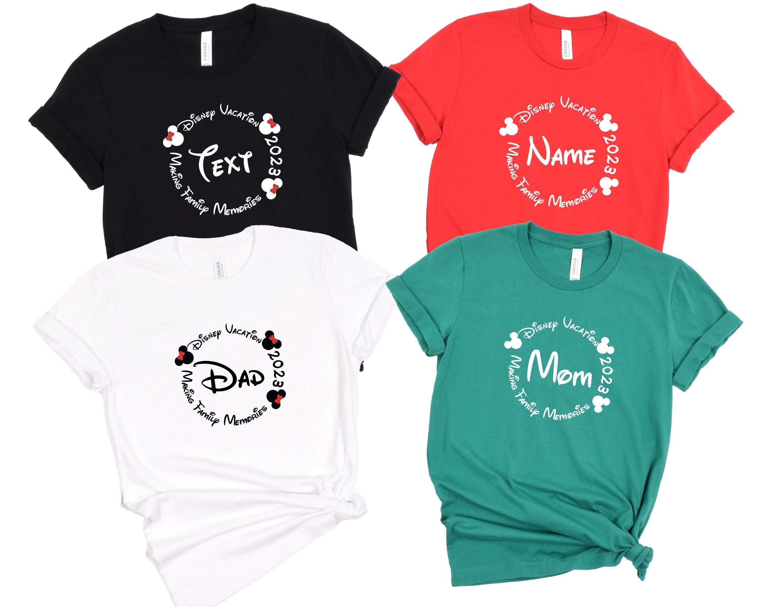 Disney Vacation 2023 Shirt, Family Vacation 2023 Custom Tshirt, Disney