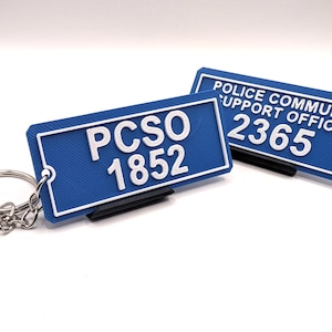 Police Officer Gift, Keyring, Keychain, Epaulette, Policeman Gift, Gifts for him, Gifts for her, PCSO, Police Community Support Officer