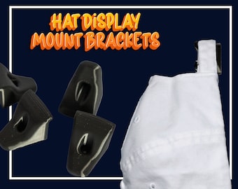 3D Printed Hat Hooks: Wall Mounted Cap Display
