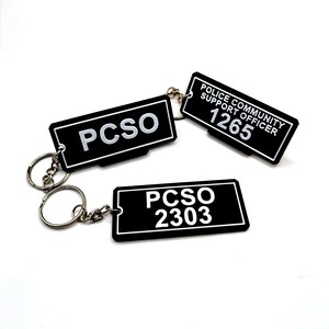 Police Officer Gift, Keyring, Keychain, Epaulette, Policeman Gift, Gifts for him, Gifts for her, PCSO, Police Community Support Officer