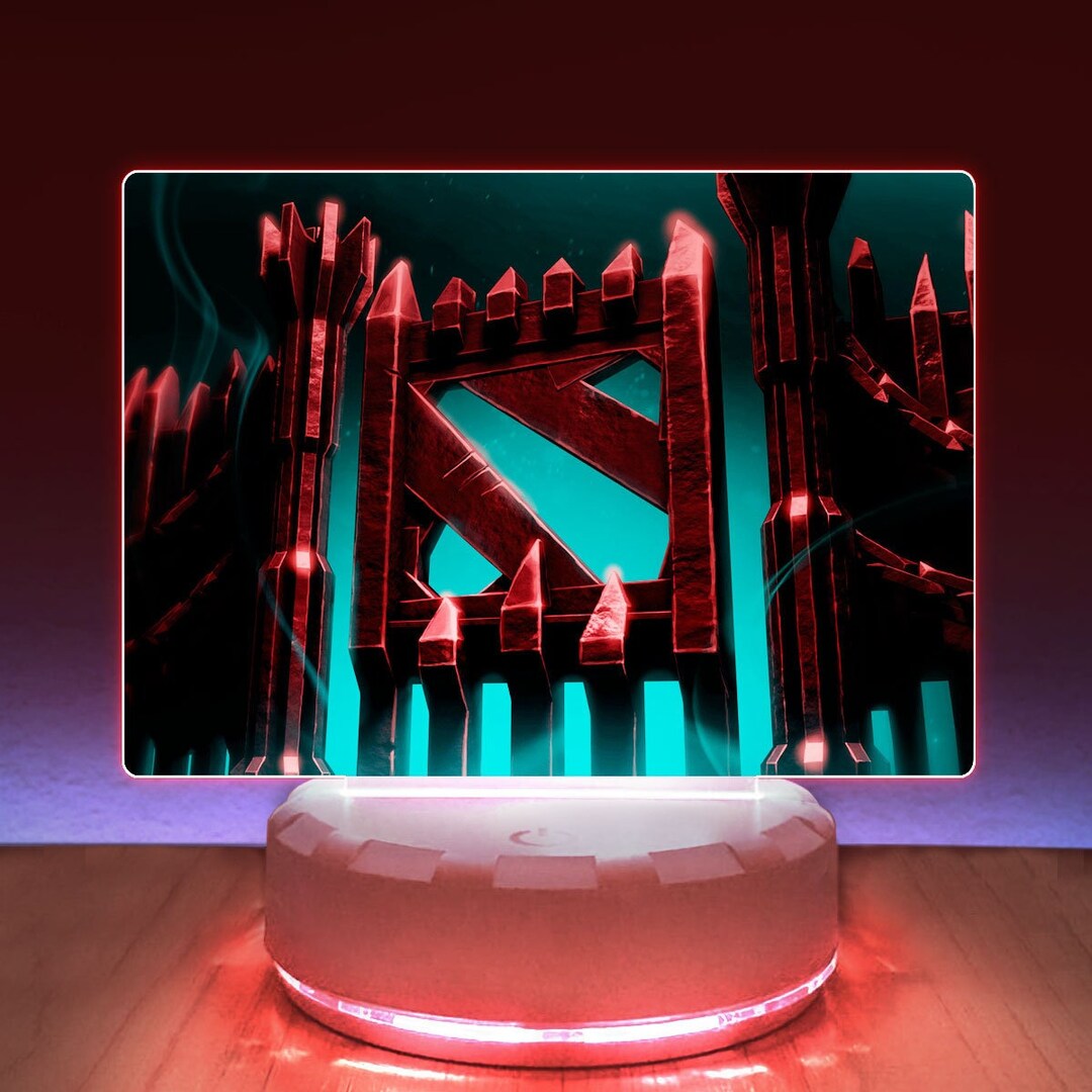 Video Game Dota 2 LED Desk Lamp Dota Room Decor LED Light - Etsy