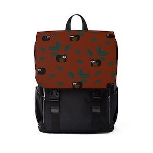 Cat and Plant Unisex Casual Schulterrucksack – Stilvolle und funktionale Tasche für Naturliebhaber und Katzenliebhaber