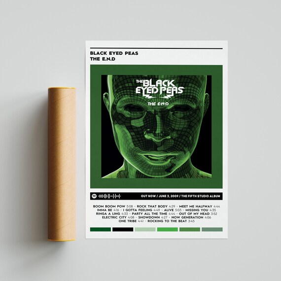 The Black Eyed Peas the E.N.D. Album Poster / Album Cover Etsy