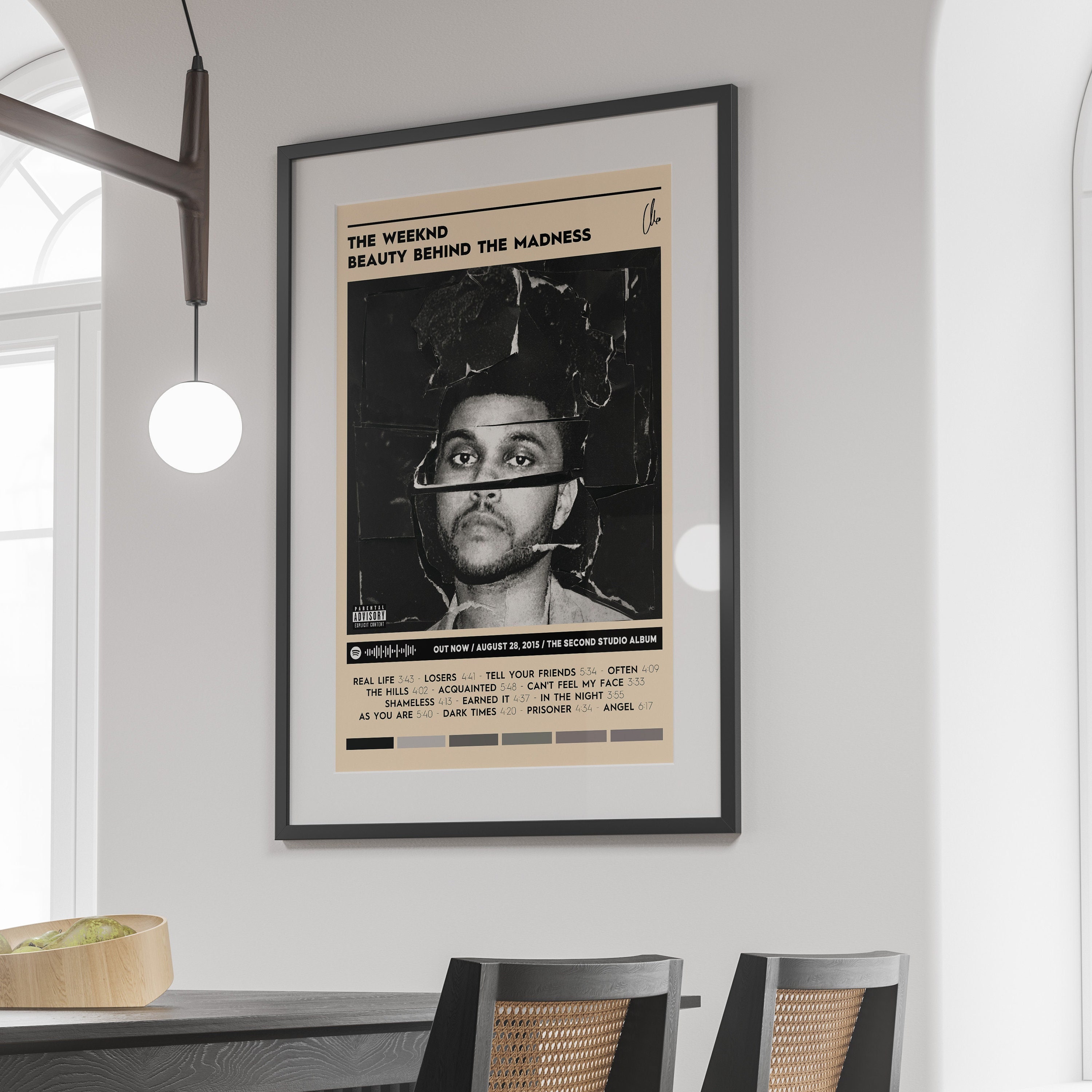 Discover The Weeknd - Beauty Behind the Madness Album Poster / Album Cover Posters