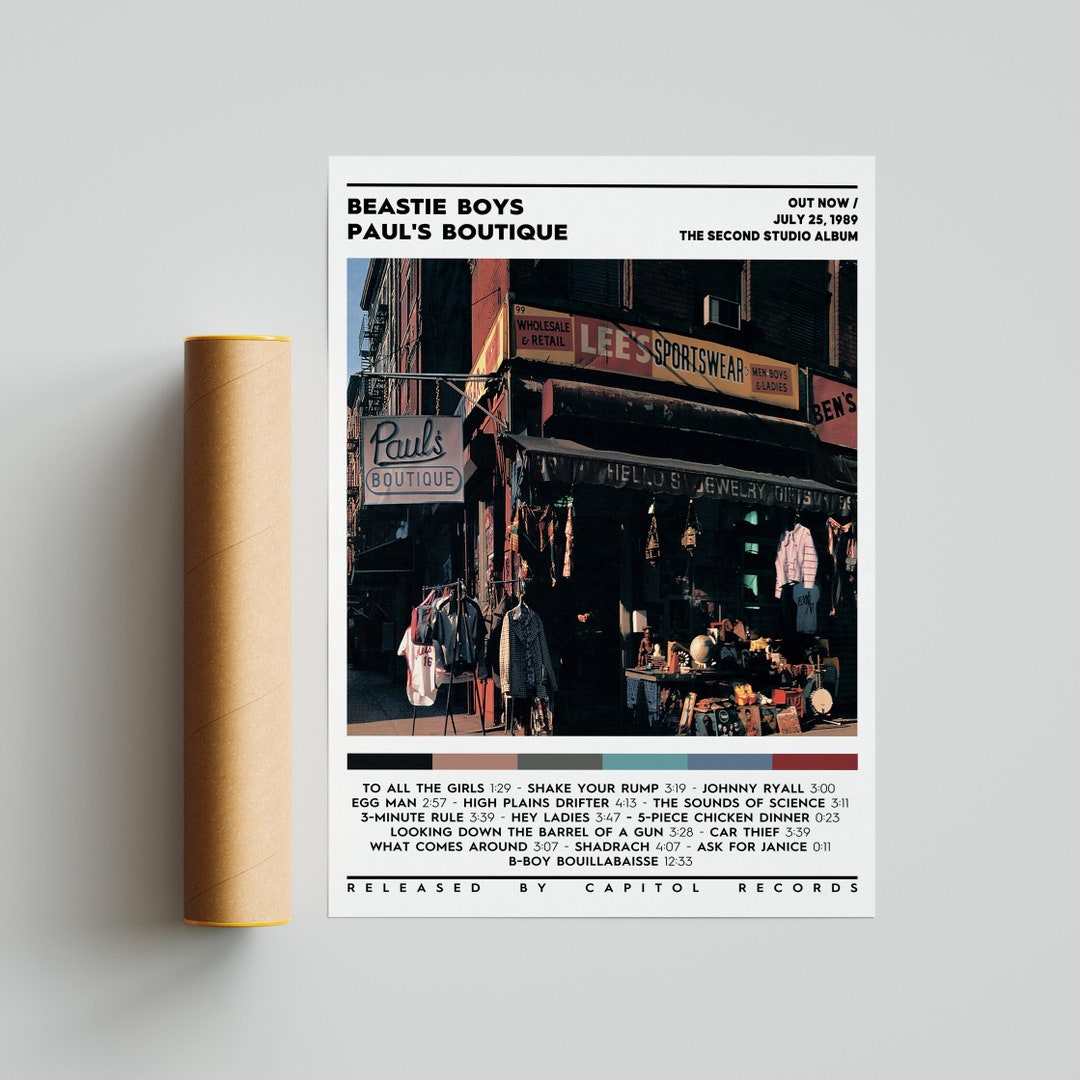 Beastie Boys Paul's Boutique Album Cover Poster Room Etsy