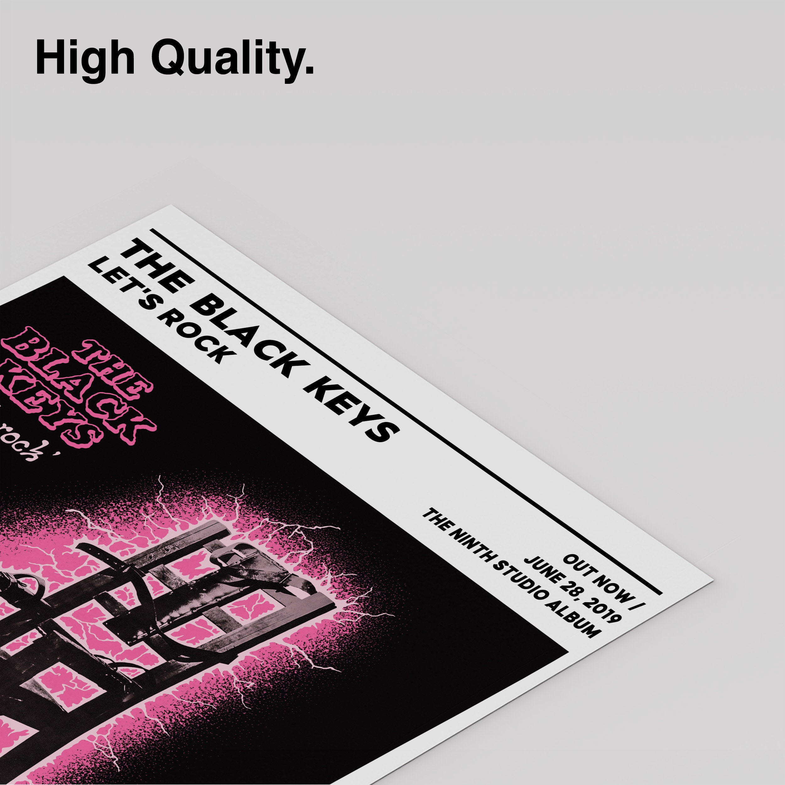 The Black Keys - Let's Rock / Album Cover Poster Tracklist Poster