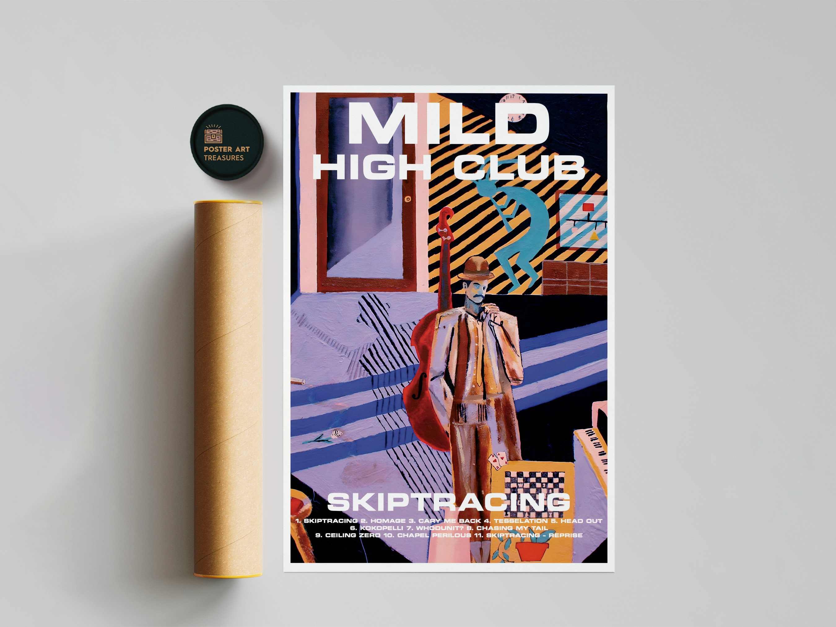 Mild High Club Póster del álbum Skiptracing / Decoración de - Etsy México
