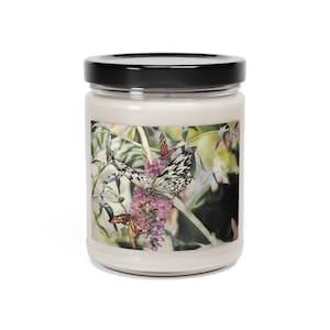 Butterfly Garden -Scented Soy Candle, 9oz