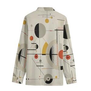 Homage to Kandinsky Men's Cotton Shirt image 2