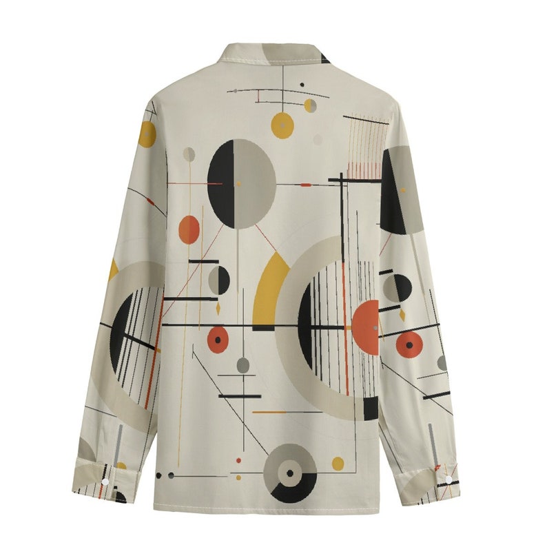 Homage to Kandinsky Men's Cotton Shirt image 2