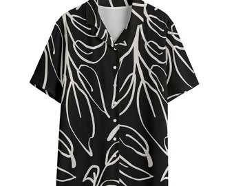 Leafy Print Women's Shirt / Rayon