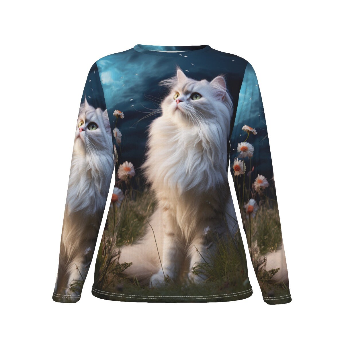 White Cat Women's Cotton T-shirt