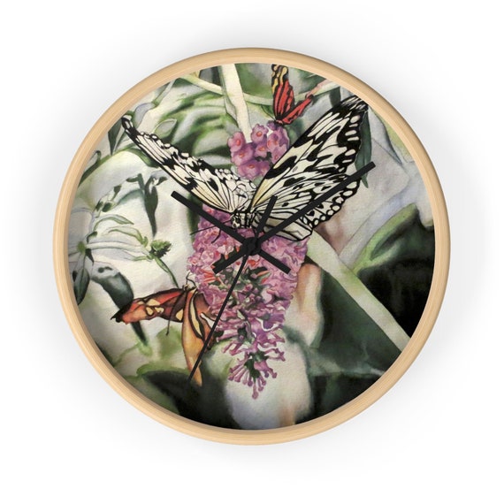 Orologio da parete farfalla Italia