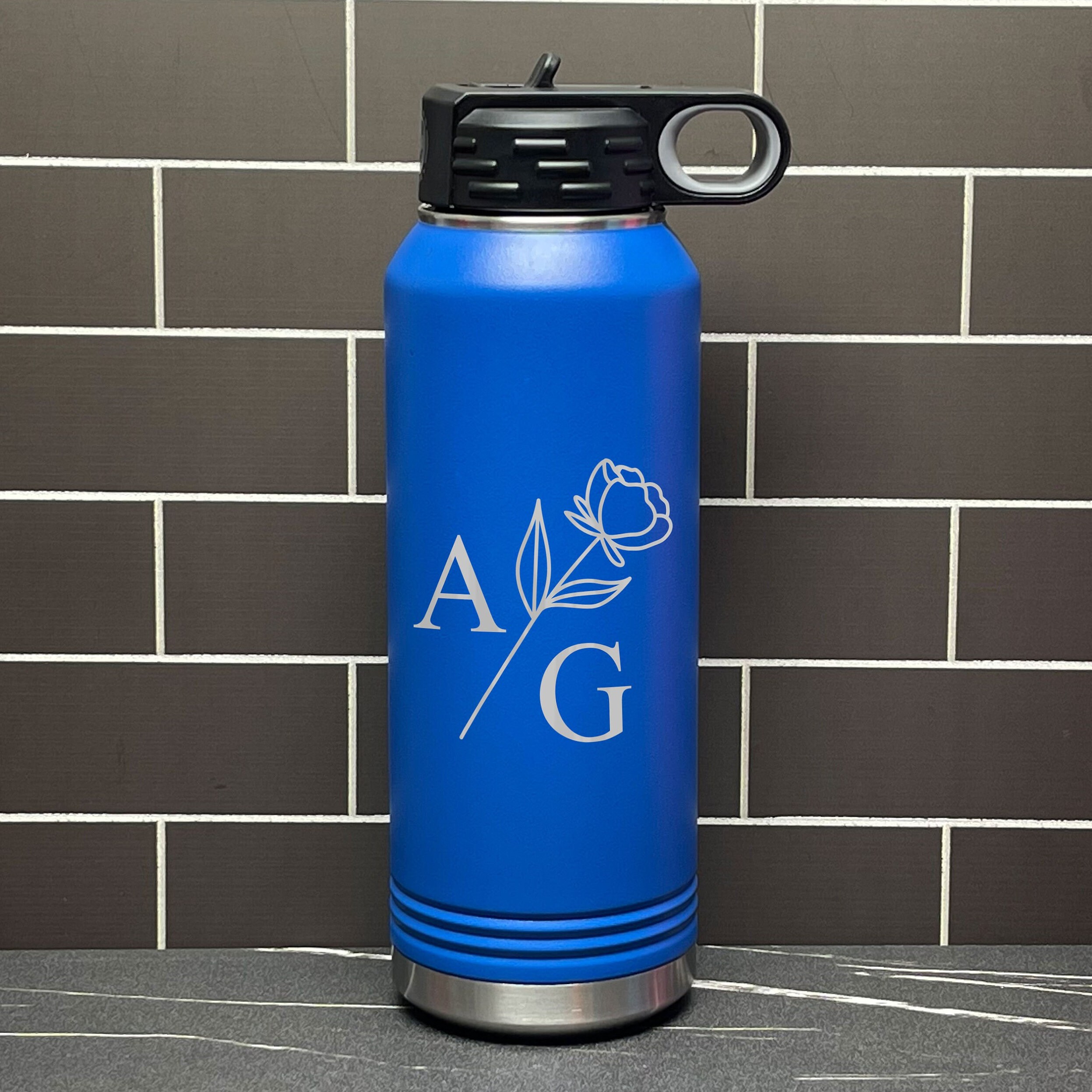 Personalized Laser Engraved Water Bottles, Custom Name 20oz 32oz 40oz ...
