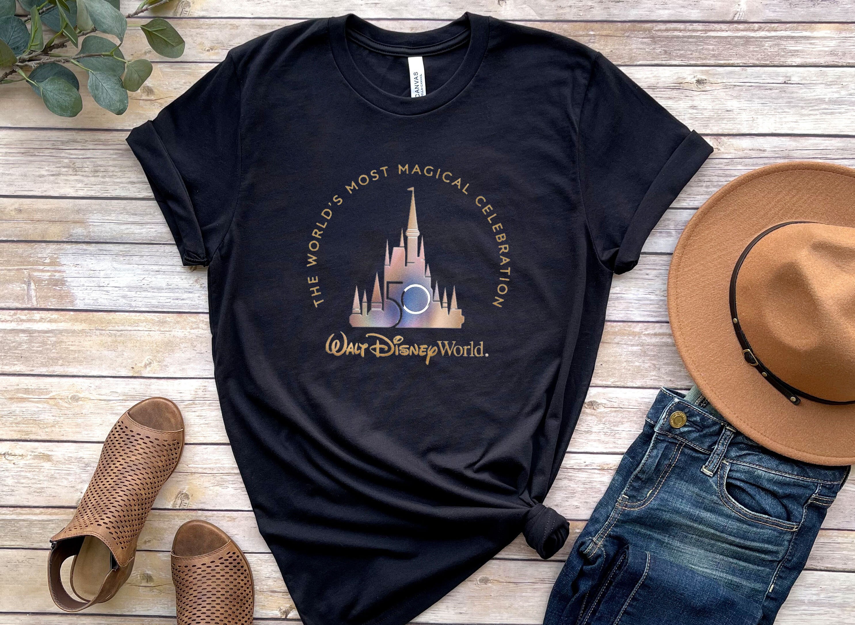 Discover Disney 50th Anniversary Celebration Shirt, Disney Vacation Shirt, Disney World 50th Anniversary Shirt