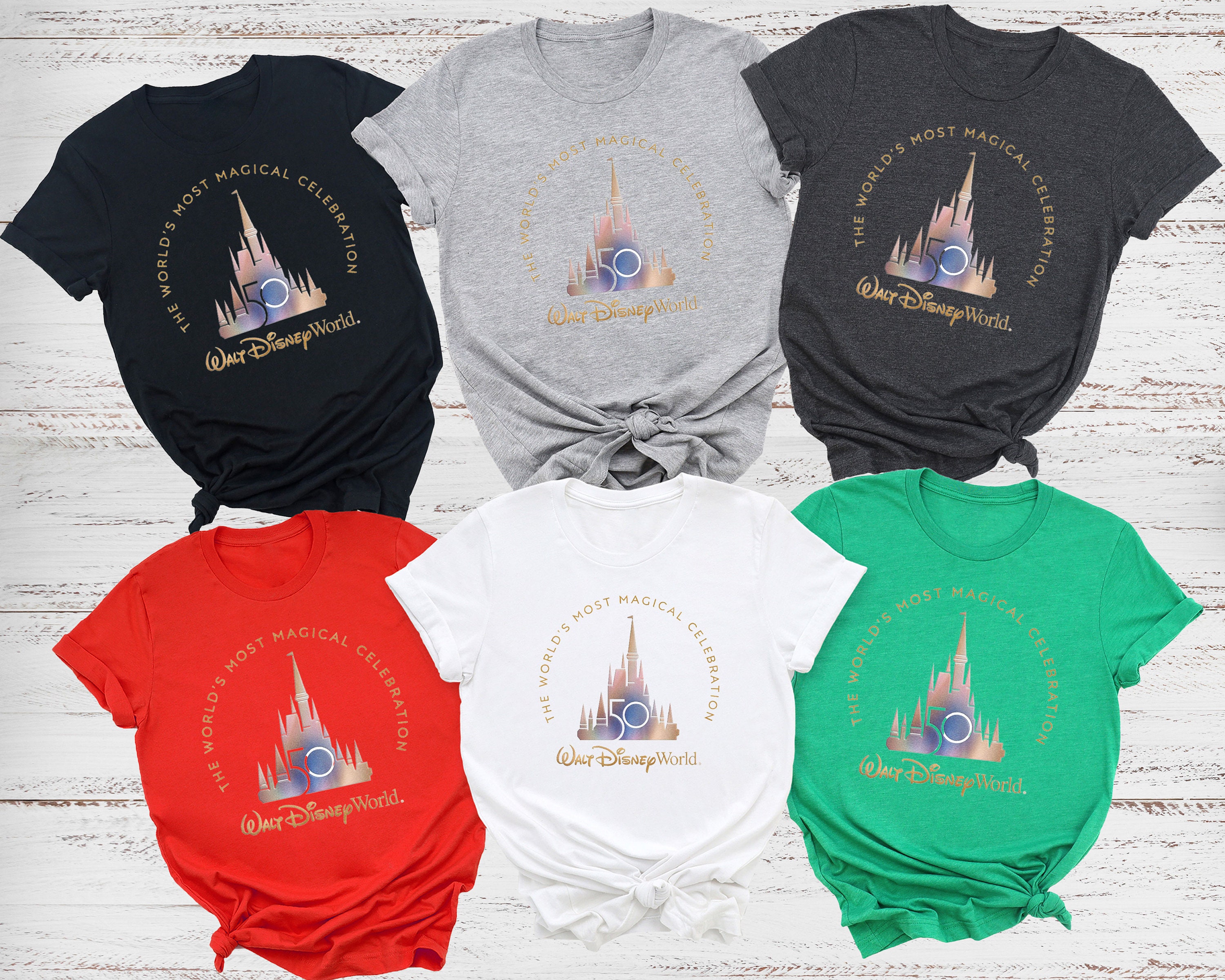 Discover Disney 50th Anniversary Celebration Shirt, Disney Vacation Shirt, Disney World 50th Anniversary Shirt