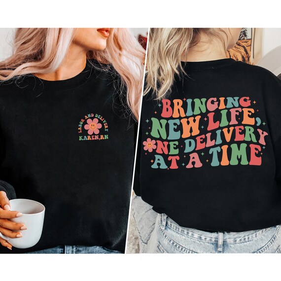 Labor & Delivery RN Crewneck Sweatshirt, Mother Baby Nurse, Labor Delivery Nurse Sweatshirt, L And D Nurse Grad Gift, Maternity Babies